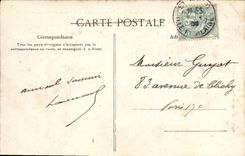 VINTAGE POSTCARD Holy Malo Seen from Of the Walls the Casino the public gardens Boats