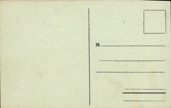 VINTAGE POSTCARD Saint Malo the Large Gate has High tide and the bell tower