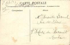 VINTAGE POSTCARD Rennes Boulevard of Freedom and street Duparc Foal