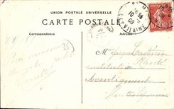 VINTAGE POSTCARD Saint Malo Carries Holy Vincent Vue Interior Children