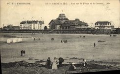 CPA Saint Malo Vue Sur La Plage et le Casino