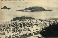 VINTAGE POSTCARD Holy Malo Two Beys