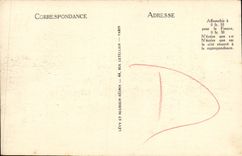 VINTAGE POSTCARD Holy Malo the Furrow one Day of Storm