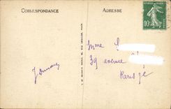 VINTAGE POSTCARD Holy Malo the Tomb of Chateaubriant the point of the large Bey