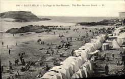 CPA Saint Malo Le Plage de Bon Secours