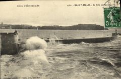 VINTAGE POSTCARD Holy Malo the Mole per storm
