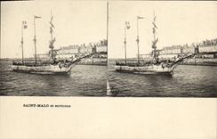 CPA Saint Malo et environs Bateau voilier 