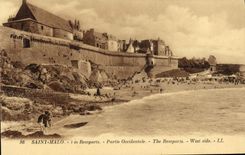 CPA Saint Malo Les Remparts Partie Occidentale