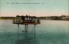 CPA Saint Malo Saint Servan et le Pont Roulant