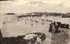 CPA St Malo Les Regates Baateaux