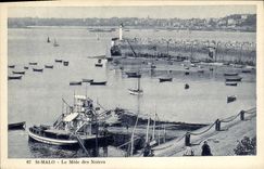 CPA St Malo Le Mole des Noires