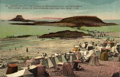 VINTAGE POSTCARD Holy Malo the Strike of Good Help and Two Beys