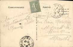 CPA Saint Malo Le Casino Train