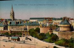 CPA Saint Malo Vue de la Porte Saint Vincent