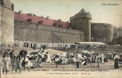 VINTAGE POSTCARD Holy Malo a Sight of the Castle of the Northern Duchess Anne Cote