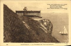 CPA Saint Malo Le Tombeau de Chateaubriand