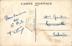 VINTAGE POSTCARD Holy Malo the Casino and Basins