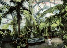 VINTAGE POSTCARD Tower Roof Gardens Blackpool