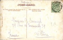 VINTAGE POSTCARD Tower Roof Gardens Blackpool