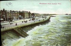 VINTAGE POSTCARD Blackpool from Cenral Pier