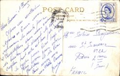 VINTAGE POSTCARD North Pier and Blackpool Walk