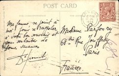 POSTAL Bournemouth de la VENDIMIA del acantilado del oeste Orive