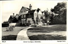 VINTAGE POSTCARD Admiral Cunningham Bracknell