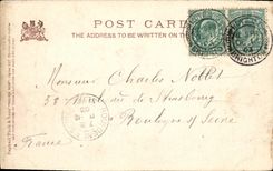 VINTAGE POSTCARD The Rolling Surfing At Brighton