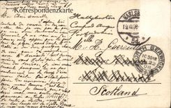 VINTAGE POSTCARD Hotel Carlsbad Bristol board