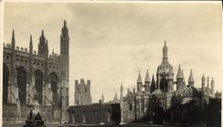 VINTAGE POSTCARD Cambridge King S college