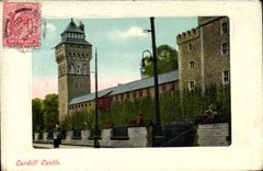 VINTAGE POSTCARD Cardiff Castle