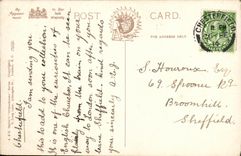 VINTAGE POSTCARD Chesterfield Church