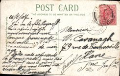 VINTAGE POSTCARD The Clifton walk