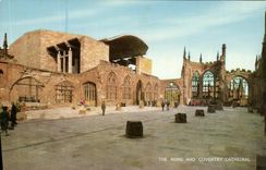 MODERN CARD Coventry Cathedral The Ruins