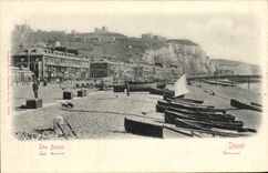 VINTAGE POSTCARD Dover The Deach