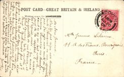 VINTAGE POSTCARD Dover Shakespeare Cliff