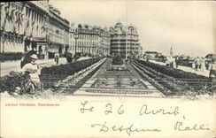 VINTAGE POSTCARD Carpet Gardens Eastbourne