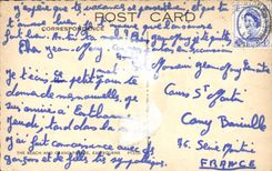 VINTAGE POSTCARD Eastbourne the large beach DNA parades