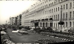 VINTAGE POSTCARD Eastbourne The Carret Gardens