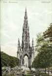 VINTAGE POSTCARD Edinburgh Scott Monument