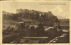 CPA Edinburgh Castle from Scott monument 