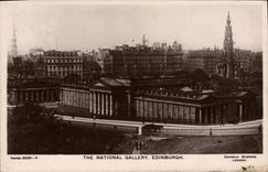 VINTAGE POSTCARD Edinburgh The National Gallery