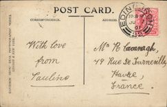 VINTAGE POSTCARD Edinburgh The National Gallery