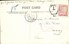 VINTAGE POSTCARD Edinburgh Castle National Galleries