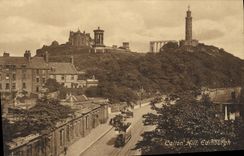 VINTAGE POSTCARD Edinburgh Calton Hill