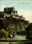 CPA Edinburgh Castle And Ross Fountain