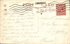 Fuente de Ross del castillo de Edimburgo de la POSTAL de la VENDIMIA