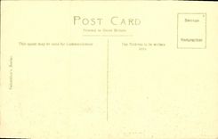 Castillo de Edimburgo de la POSTAL de la VENDIMIA de la explanada