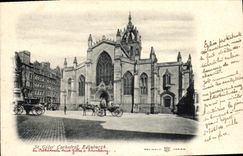 Catedral del St Gil de Edimburgo de la POSTAL de la VENDIMIA
