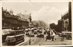 VINTAGE POSTCARD Princes Street From The West Glosgow